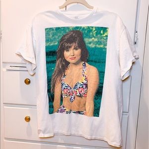 Topanga Saved By The Bell White Graphic T-Shirt